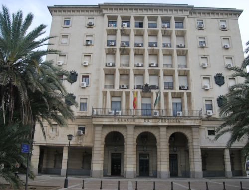 Palacio de Justicia en el Prado de Sevilla